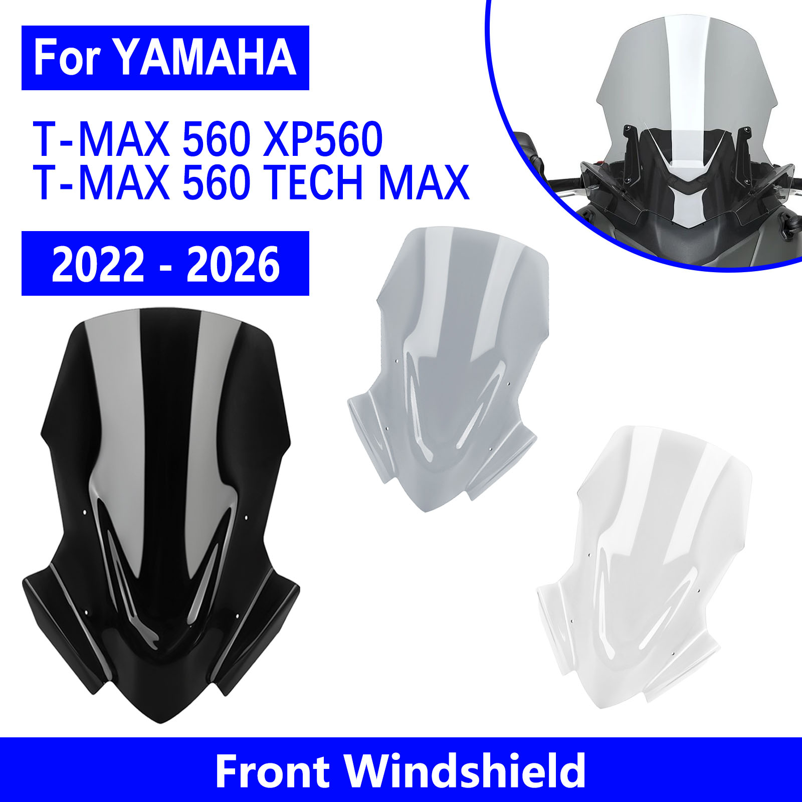 Tech Protect Accessories - Extensão de Para-brisa Protetora para T-MAX