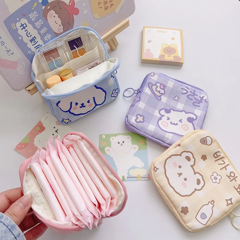 Tech Accessories Kit - Urso bonito coreano grande capacidade sacos