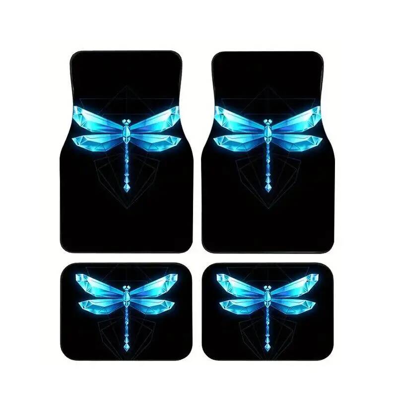 Universal Tech Accessories - Tapetes de Carro em Cristal Azul