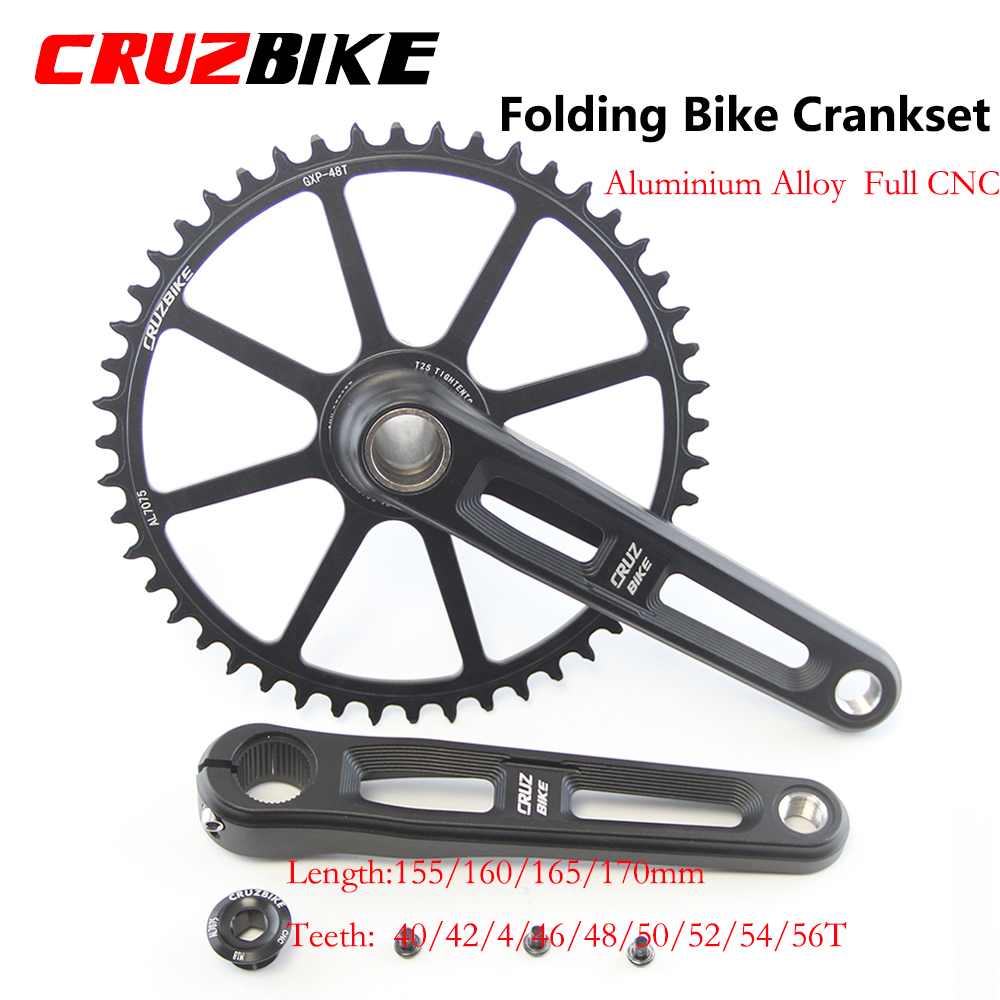 Tech Bike Accessories - CRUZbike-Folding Bike Crankset, Ultraleve Hollow Tech