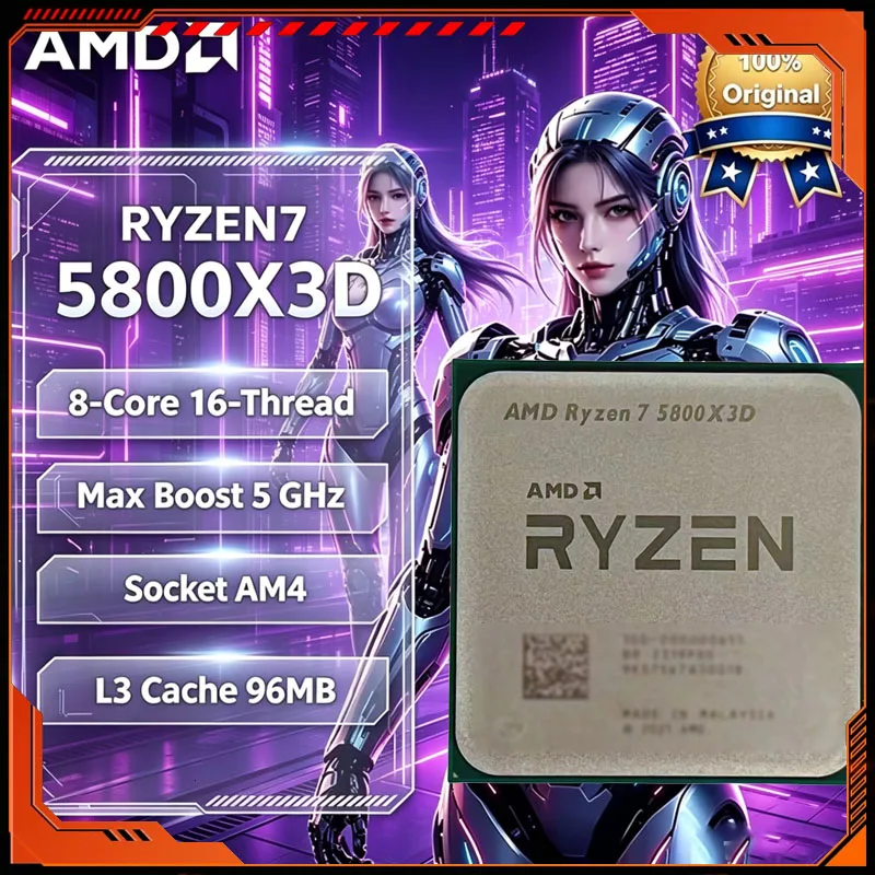 Amd Cpu Ryzen 7 - Processador de Desktop AMD Ryzen 7