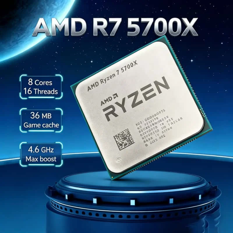 Amd Cpu Ryzen 7 - Processador AMD Ryzen 7 5700X R7