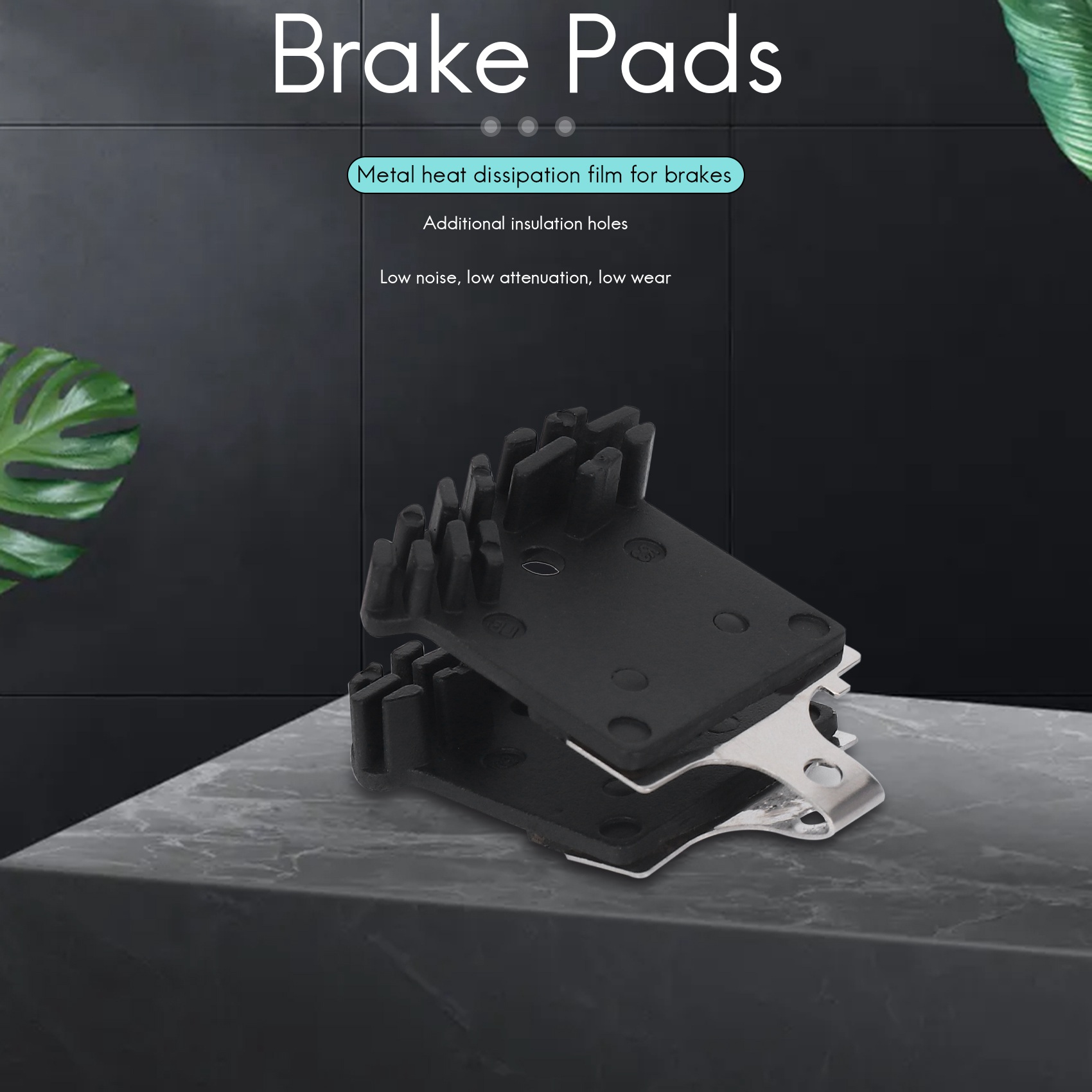 Tech Bike Accessories - 【Supernew】Pastilhas de Freio Hidráulicas com Aletas