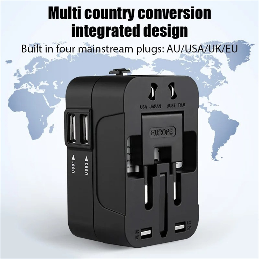 Type C Multiport Adapter - Adaptador Universal de Tomada Internacional Tudo