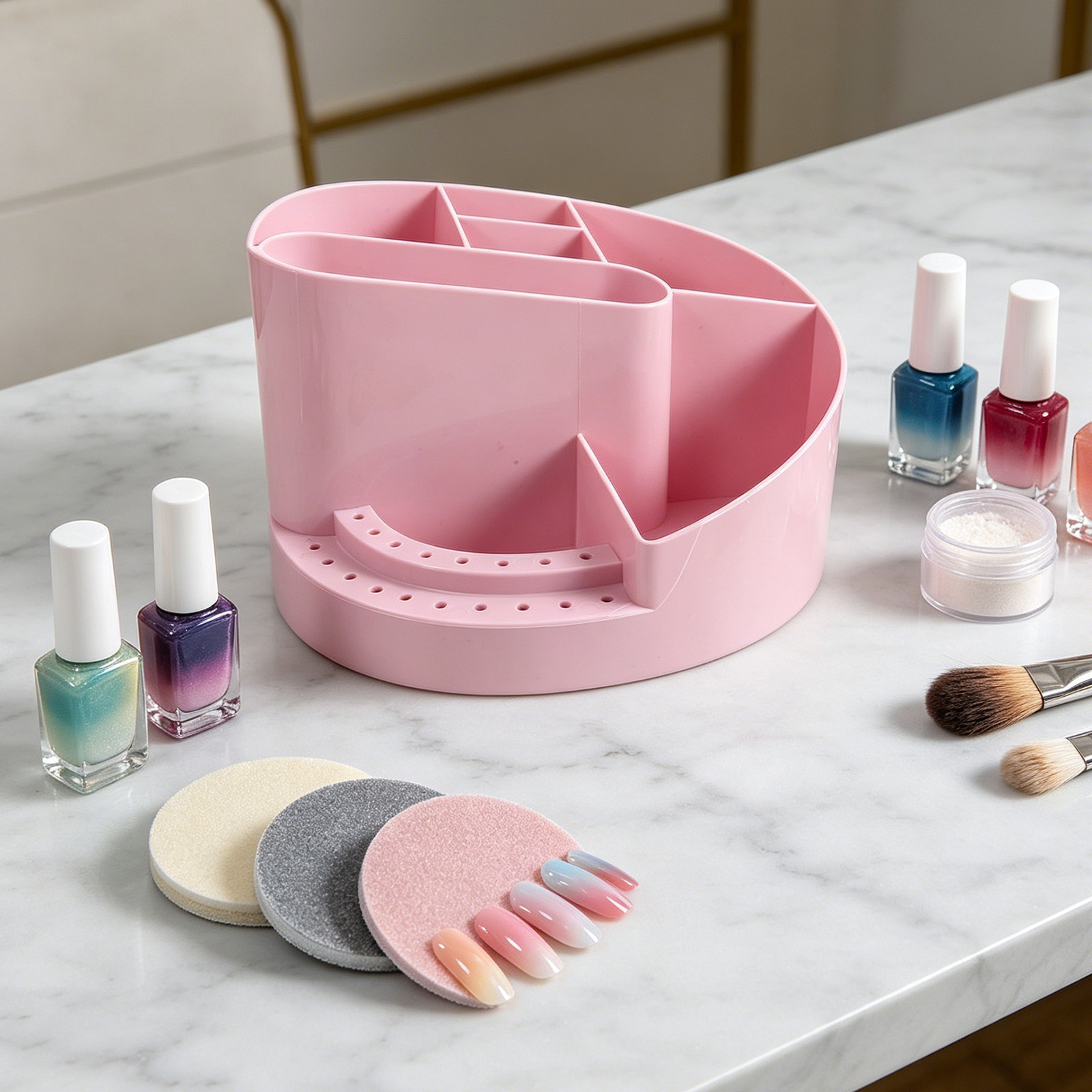 Tech Accessories - Caixa Organizadora de Unhas com 7
