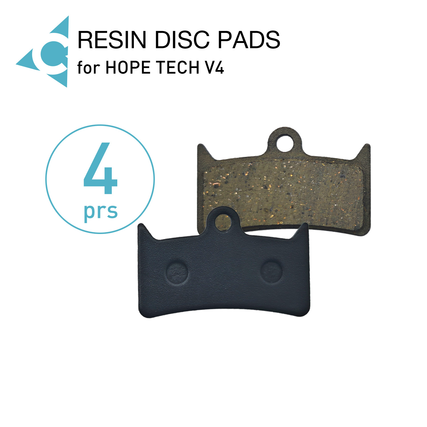Tech Bike Accessories - 4 Pares de Pastilhas de Freio