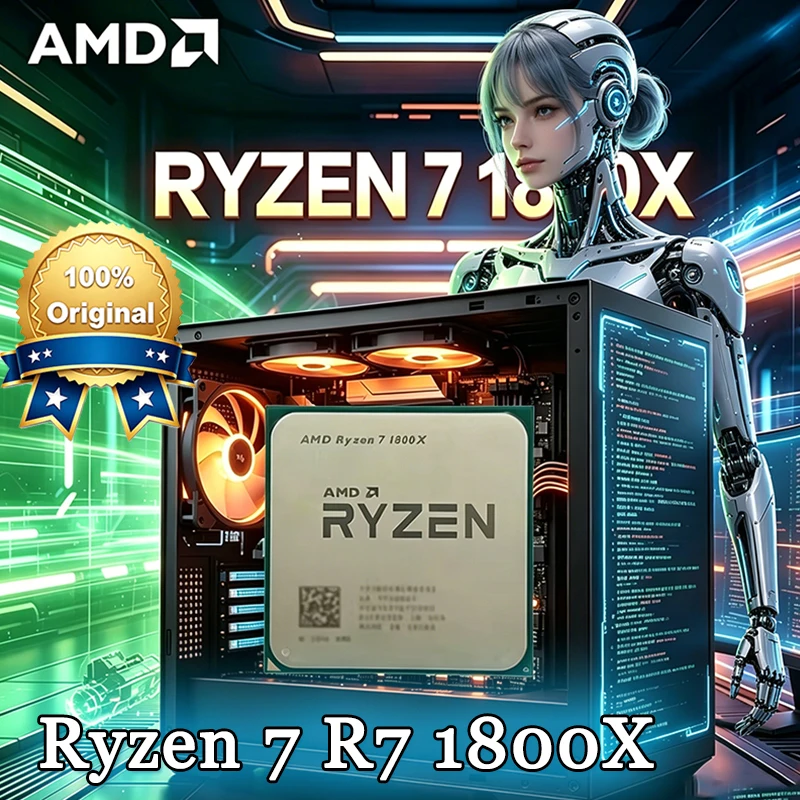 Processador AMD Ryzen 7 1800X  - Amd Cpu Ryzen 7 avaliação e preço