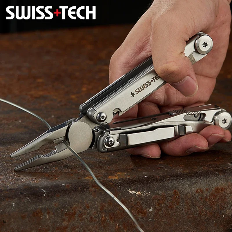 SWISS TECH 18 em 1 Alicate Mul - Tech Accessories Kit avaliação e preço